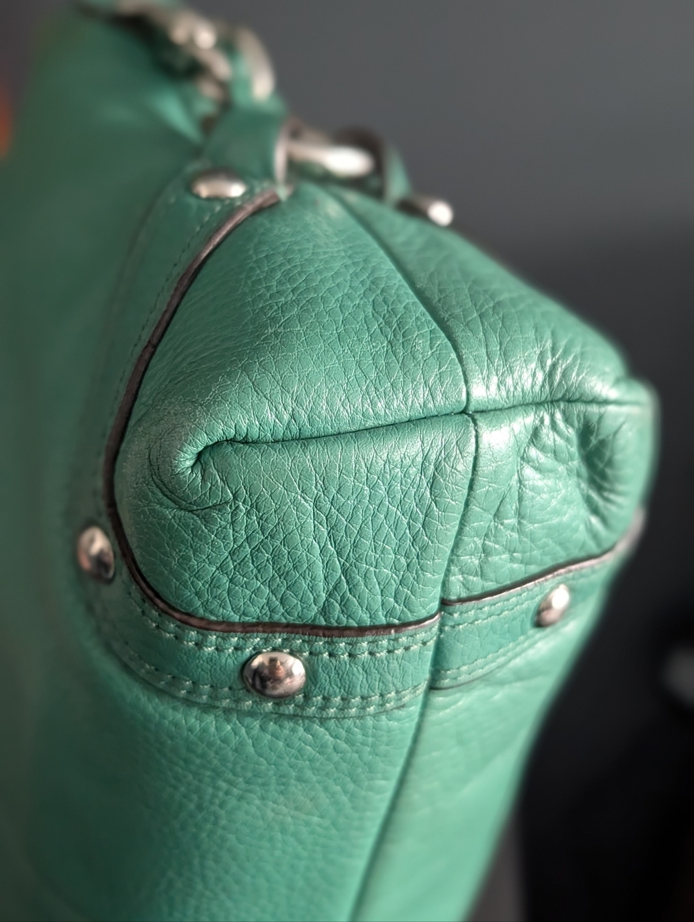Coach Carly Mint Green Leather Bag - COA INCLUDED - Style F15251 - Picture 14 of 14